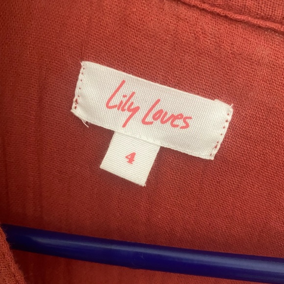 Long sleeve orange mini dress size 4 - Picture 2 of 3